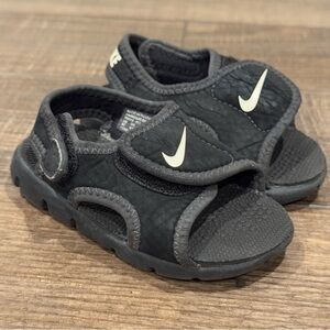 Baby Nike Waterproof Hook and Loop Light Weight Sandals 5C Black
